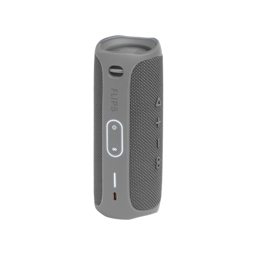 JBL Flip 5 - Grey - Portable Waterproof Speaker - Back
